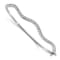 Rhodium Over 14K White Gold Lab Grown Diamond VS/SI GH, Wavy Bangle
Bracelet 1.284ctw