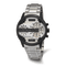 Charles Hubert Black IP-plated Stainless Chronograph Dual Time Off-White
Dial Watch