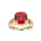 Red And White Cubic Zirconia 18k Yellow Gold Over Silver January
Birthstone Ring 7.23ctw