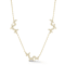 Sterling Statements 14K Yellow Gold Over Sterling Silver Pave Butterfly
Cluster Station Necklace