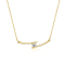 Lab-Created Moissanite, 14k Yellow Gold Plated over Sterling Silver Bar
Necklace, 0.30ctw