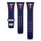 Gametime MLB Minnesota Twins Navy Silicone Apple Watch Band (42/44mm
M/L). Watch not included.