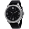 Oceanaut Men's Armada Black Dial, White Bezel, Black Rubber Strap Watch