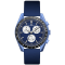 Oceanaut Men's Orbit Blue Dial, Blue Leather Strap Watch