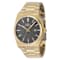 Invicta Speedway 40mm Charcoal Dial Stainless Steel Band Quartz Watch