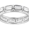 Baguette CZ Eternity Band Ring 2.88ctw In Sterling Silver