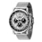 Invicta Speedway 44mm White Dial Stainless Steel Mesh Chronograph Quartz Watch