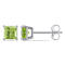 Peridot 14K White Gold Earrings 0.7ctw