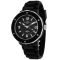 Oceanaut Women's Acqua Black Dial, Black Rubber Strap Watch