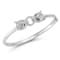 Rachel Zoe Pave Double Panther Head Bangle Bracelet in Rhodium Over
Sterling Silver