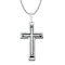 Invicta Men's Two-Tone Cross Pendant With Chain In Stainless Steel