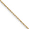 14k Yellow Gold 1.2mm Diamond-Cut Cable 22 Inch Chain