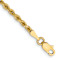 10k Yellow Gold 2.5mm Diamond-Cut Rope Link Bracelet