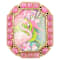 Barse Jewelry Flamingo Pink Agate Gold Tone Statement Ring