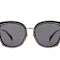 Yohji Yamamoto Black Oversize Frame / Gray Lenses Sunglasses
