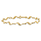 14k Yellow Gold 5mm Diamond-Cut Fancy Link Bracelet