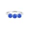 14K White Gold Round Tanzanite Ring, 1.49ctw
