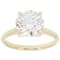 Lab-Grown Diamond Solitaire Ring In 14K Gold 3.00ct