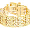 Lumacina Coil Bracelet With Buckle Clasp In 18K Gold Over Bronze