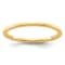 10K Yellow Gold 1.2mm Flat Stackable Expressions Band