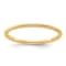 14K Yellow Gold 1.2mm Twisted Wire Pattern Stackable Expressions Band
