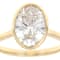 Oval Lab-Grown Diamond Solitaire Ring In Solid 14K Gold