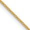 14k Yellow Gold 0.7mm Solid Box Link 30 Inch Chain