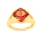 Peach Orange 14K Yellow Gold Over Sterling Silver Lab Created
Padparadscha Sapphire Orange Ring