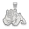 Rhodium Over Sterling Silver LogoArt California State University Fresno
Medium Pendant