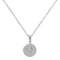 Initial Q Charm Pendant Necklace In Silver-Tone