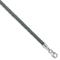 Gray Leather 14" with 2" Extension Choker or Wrap Bracelet