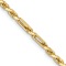 14k Yellow Gold 2.5mm Diamond-Cut Milano Rope Chain Bracelet
