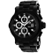 Oceanaut Men's Baccara XL Black Dial, Black Stainless Steel Watch