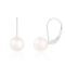 14k White Gold Leverback 6-7mm Freshwater Pearl Earrings
