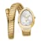 Christian Van Sant Women's Naga White Dial, Yellow Stainless Steel Watch