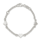 Sterling Silver Polished Hearts with 0.25-inch Extensions Children's Bracelet