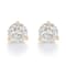 Certified White Lab-Grown Diamond H-I SI 14k Yellow Gold Martini Stud
Earrings 1.50ctw