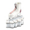 GLIDER Pink and White Ice Skate Trinket Box
