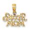 10K Yellow Gold Soccer Mom Charm
