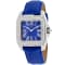 Christian Van Sant Women's Radieuse Blue Dial, White Bezel, Blue Leather
Strap Watch