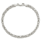 Sterling Silver 3.25mm Byzantine Chain