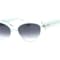 Kate Spade JUNI Teal Cat Eye Frames / Dark Gray Lenses Sunglasses