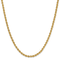 14k Yellow Gold 3.8mm Solid Rope 24 Inch Chain