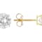 Timeless Lab-Grown Diamond Solitaire Stud Earrings 3ctw In 10K Gold