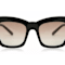 Karen Walker Black Cat Eye Frame/ Brown Gradient Lenses Sunglasses
