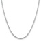 14K White Gold 3mm Franco Chain Necklace