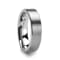 MERCURY Flat Brushed Finish Tungsten Wedding Ring 6mm