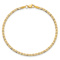 10k Yellow Gold 2.4mm Flat Mariner Link Bracelet
