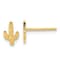 14k Yellow Gold Polished Cactus Stud Earrings