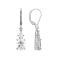 White Cubic Zirconia Platium Over Sterling Silver April Birthstone
Earrings 6.30ctw